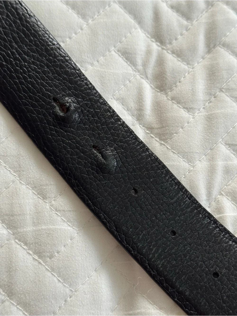 Tom Ford Signature T Buckle Grain Leather Belt Reversible Black Brown, Size 95